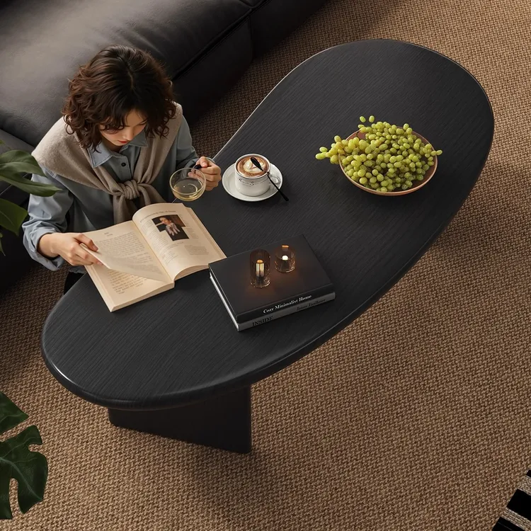 中古风茶几客厅家用2025新款实木阳台小茶桌小户型创意艺术感茶台