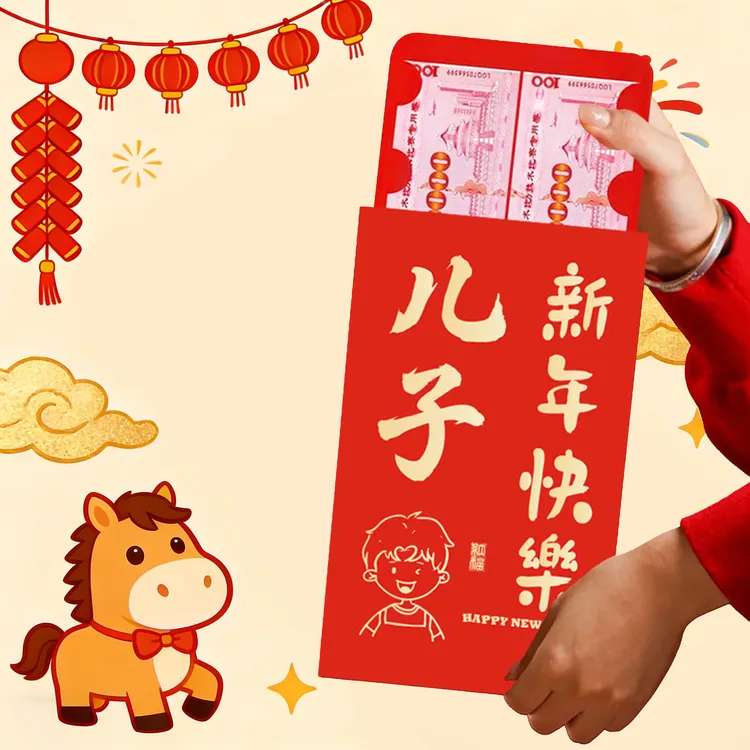 送爸妈新年红包2026年新款创意超大号红包送老公老婆春节红包礼物