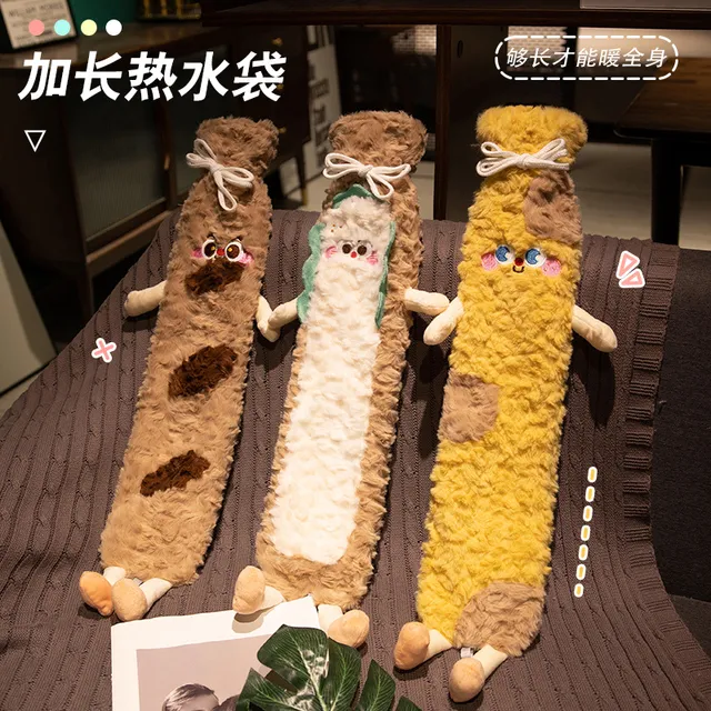 洁丽雅特大号被窝专用热水袋超加长条款暖水袋注水灌水加厚睡觉暖