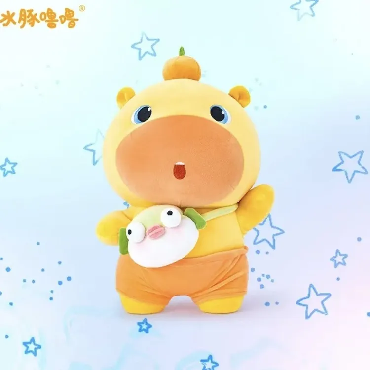水豚噜噜毛绒玩具河豚包水豚噜噜大号玩偶动漫可爱公仔生日礼物