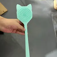 硅胶实心双面搓澡刷颜色随机发