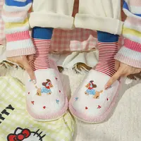 【布芽小兜】冬款暖冬软糯雪团子女款居家室内棉拖鞋卡通趣味保暖