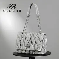 A国风新中式锦缎工艺皮料蝴蝶（无礼盒）刺绣大托特重工艺244