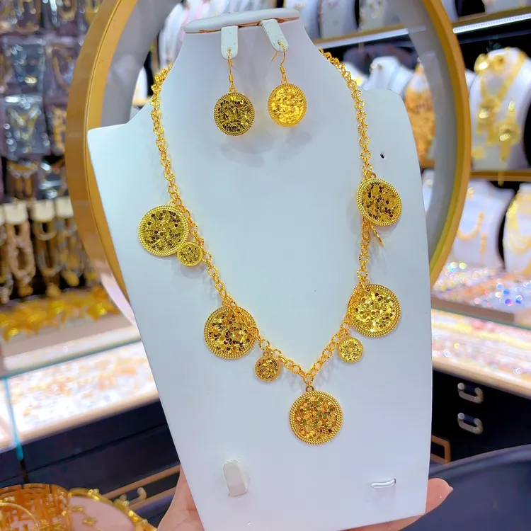 铜合金项链 时尚爆套装509-8-9百搭款简约欧美轻奢气质民族风甜美