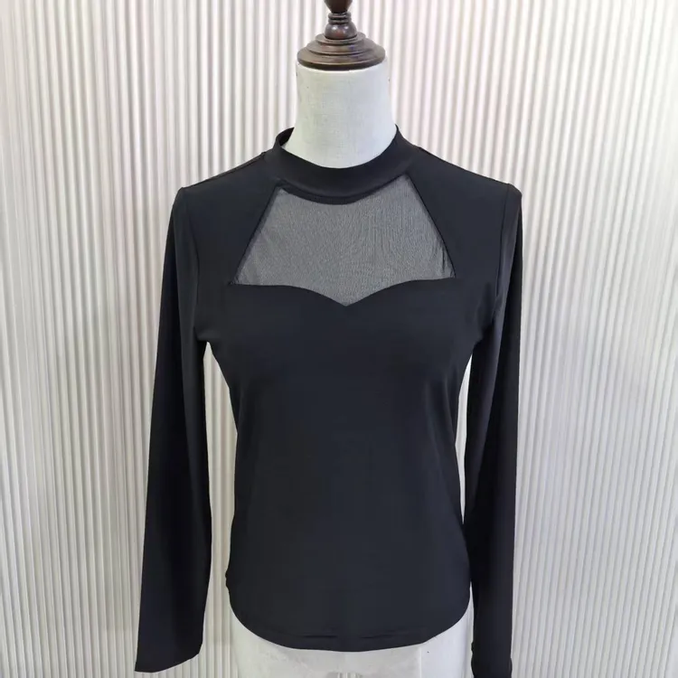 【马老师专属】华丝格原创半高领露背长袖【分体】上衣