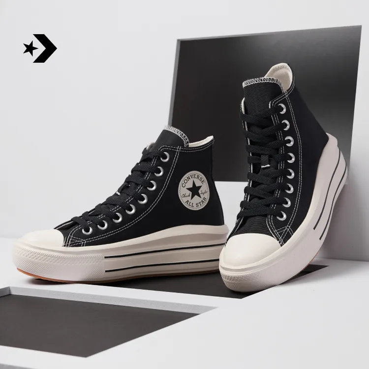 【云朵鞋】匡威AllStarMove女厚底休闲运动鞋CONVERSE A12585C