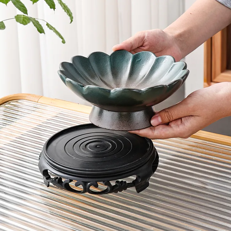 陶瓷花盆佛手柑容器盆水培陶瓷观景盆水果盘干果盘陶瓷盆苔藓专用