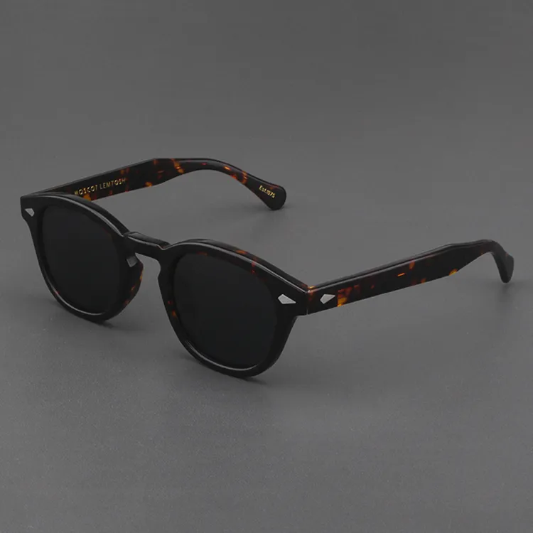 MOSCOT LEMTOSH太阳镜男款复古椭圆玳瑁色框眼镜板材偏光墨镜女潮