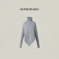Moprobably李予诺「加分」时尚个性百搭不规则套头针织衫L5476149