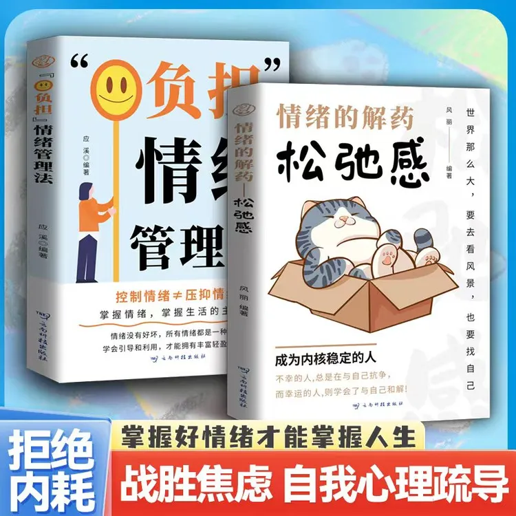 【情绪的解药松弛感】放下焦虑反内耗静心讨好抑郁自救心理学枕边书