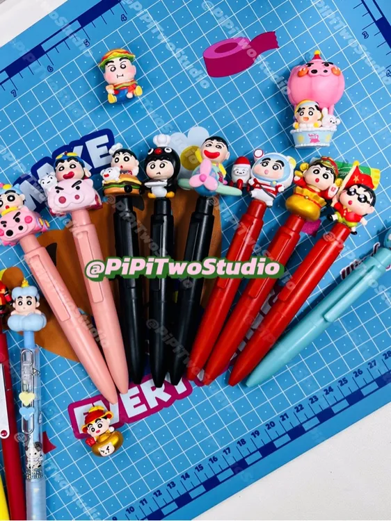 PiPiTwo·萌粒/改娃蜡笔小新系列DIY萌粒笔