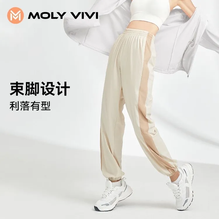 MOLYVIVI盈感宽松运动裤丨弹力春夏透气时尚休闲显瘦YHJ