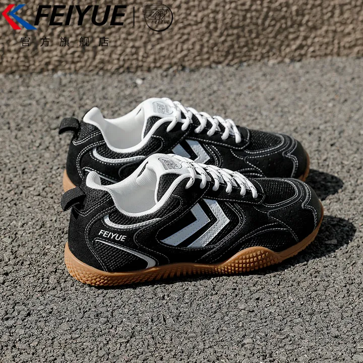 feiyue/飞跃女鞋德训鞋女2025秋冬新款百搭休闲运动赛车鞋子透气