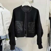 【实体店】2509  秋季新款韩版休闲百搭时尚立领夹克设计感上衣