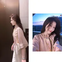 【婷婷】《长安荔枝》蕾丝刺绣提花重工国风小衫 TTH2SX612