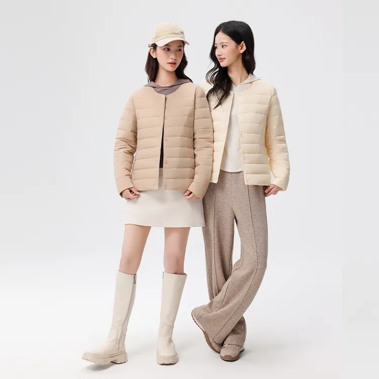 【雪中飞】女士圆领内恤羽绒服X250130212