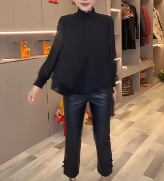 新款气质时尚洋气韩版套装1817