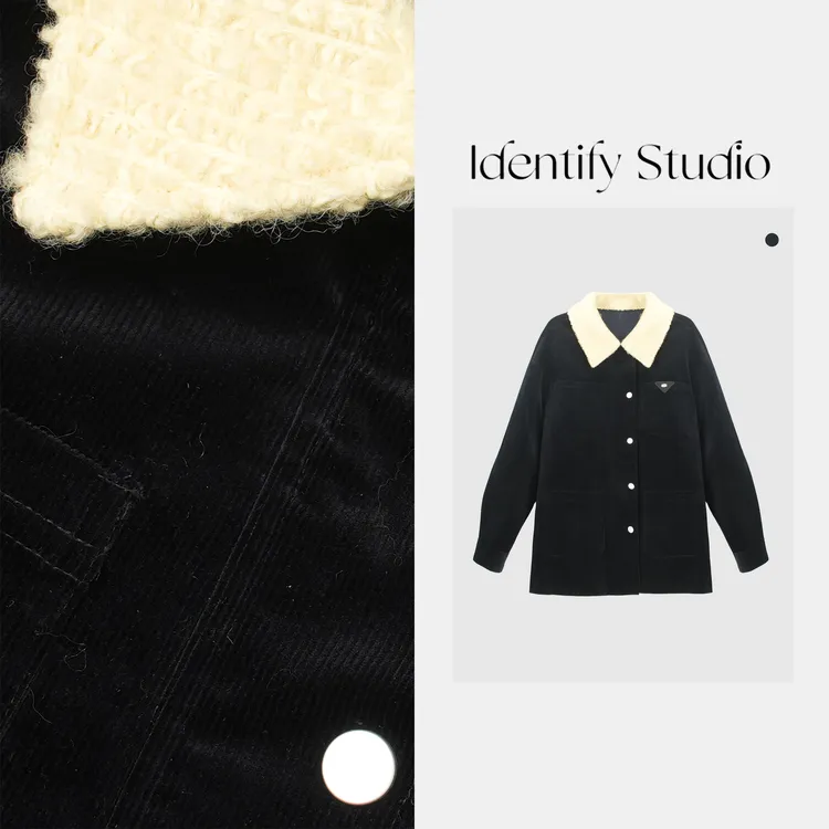  IDENTIFY冬季单排扣拉链门襟时尚中长款羽绒外套25AWXS1202249