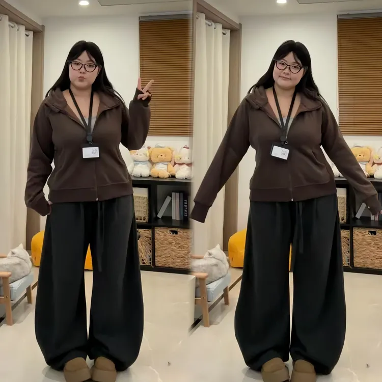 新款大码加绒休闲瑜伽服连帽拉链外套运动风百搭显瘦上衣