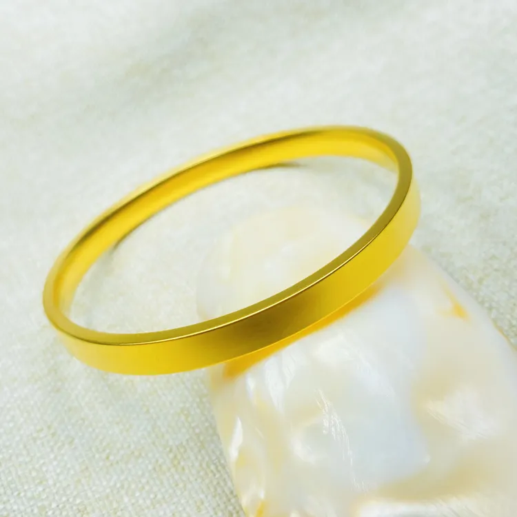K0163黄色磨砂方闭口手镯多样性发货47409