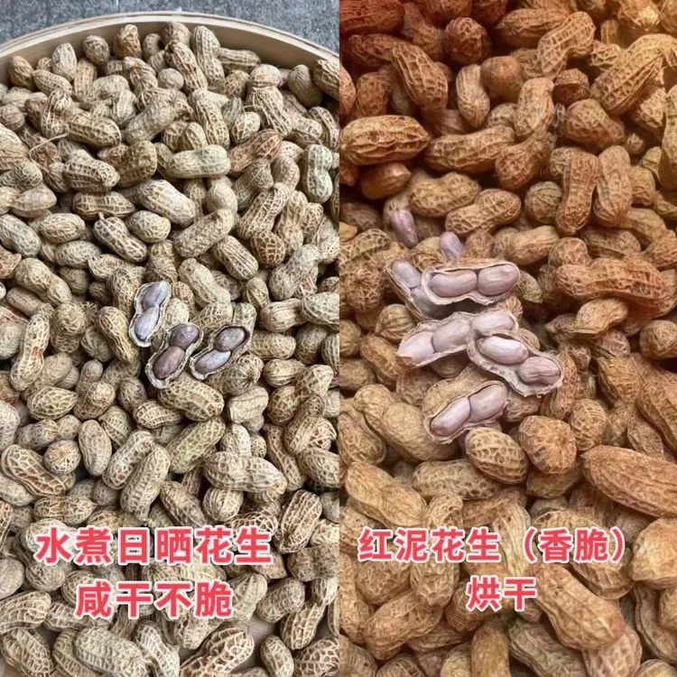 2025农家水煮白晒花生有嚼劲美味坚果零食