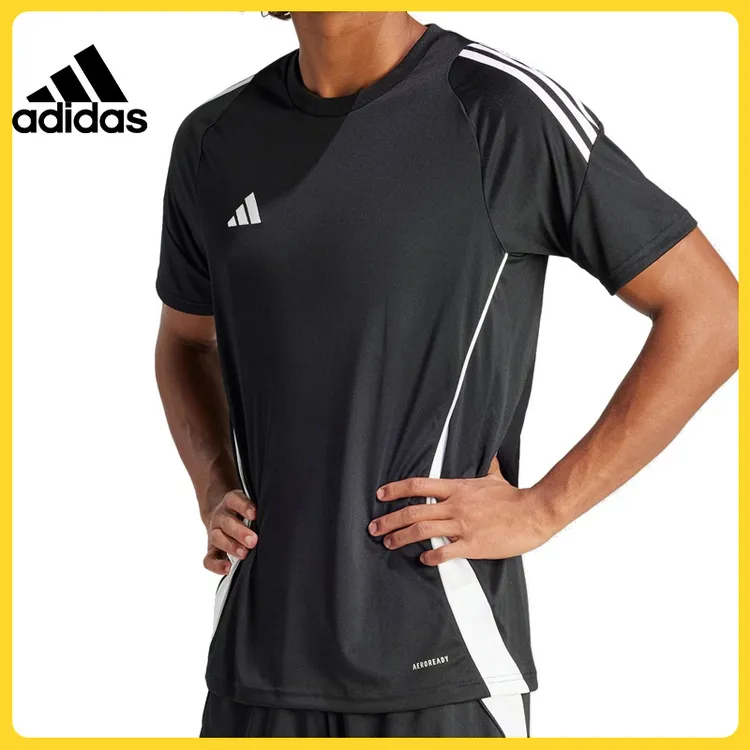 adidas阿迪达斯男子TIRO24 JSY圆领短T恤IJ7676