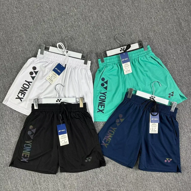 2025新款羽毛球运动短裤男女同款春夏速干透气比赛训练跑步五分裤