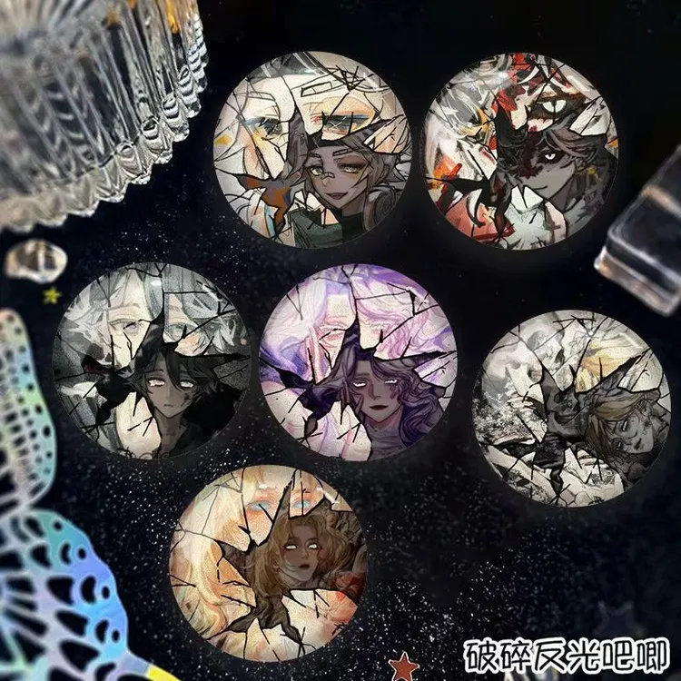 第五人格双闪徽章吧唧自印渔女入殓师囚徒约瑟夫二次元动漫周边