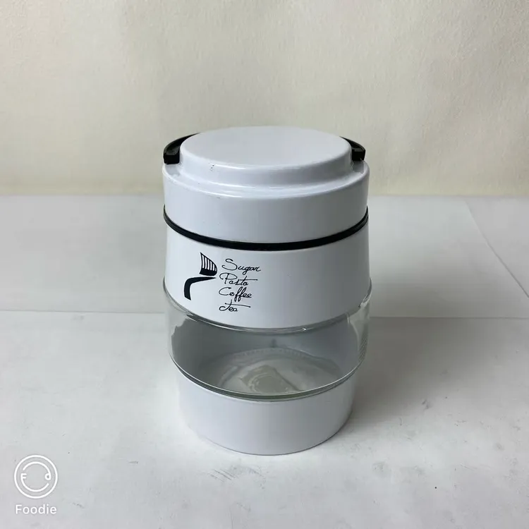 特特韩国黑白保鲜茶叶罐糖罐咖啡瓶储物罐