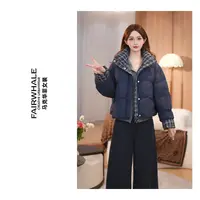 马克华菲女装秋冬短款时尚百搭保暖韩版羽绒服外套F54014A500 qq