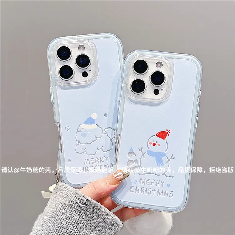 三合一炫彩适用苹果iPhone17/华为荣耀/OPPO/VIVO/小米手机壳爆款