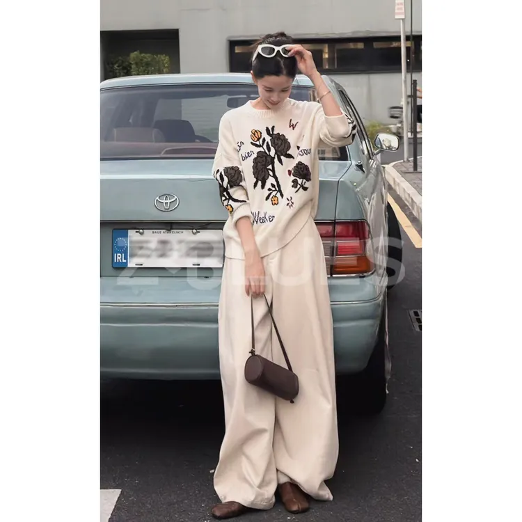 Z.blues【理想裤pro】亲肤软糯莫代尔果壳白休闲裤YZYLJR9266