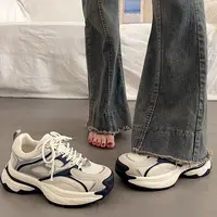复古老爹鞋女2025秋季新款厚底鞋子女休闲百搭网红软底轻便2030