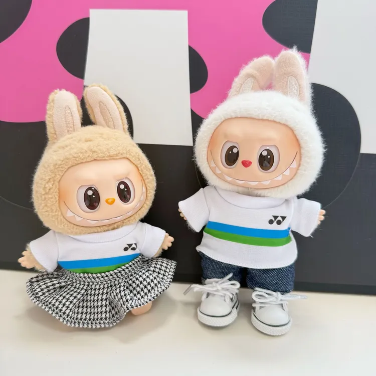 【仅衣服】一二三代拉布布衣服网球运动服套装LABUBU坐坐派娃衣