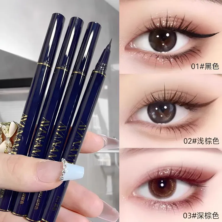 李佳琪推荐眼线液笔胶笔持久新手防水耐汗不晕染棕色速干眼线胶笔