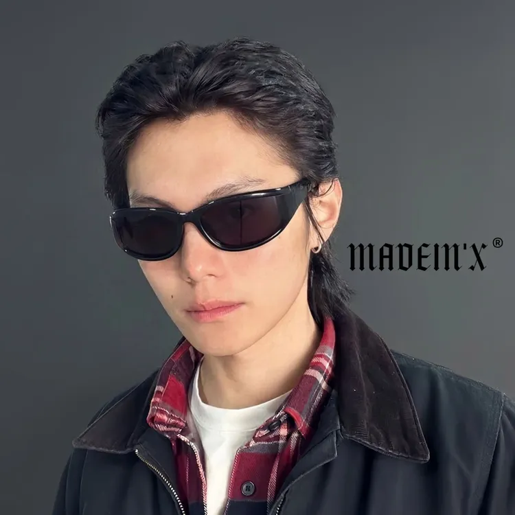 Madein X可做发箍墨镜不挑脸型个性防紫外线男士时尚百搭太阳眼镜商品图