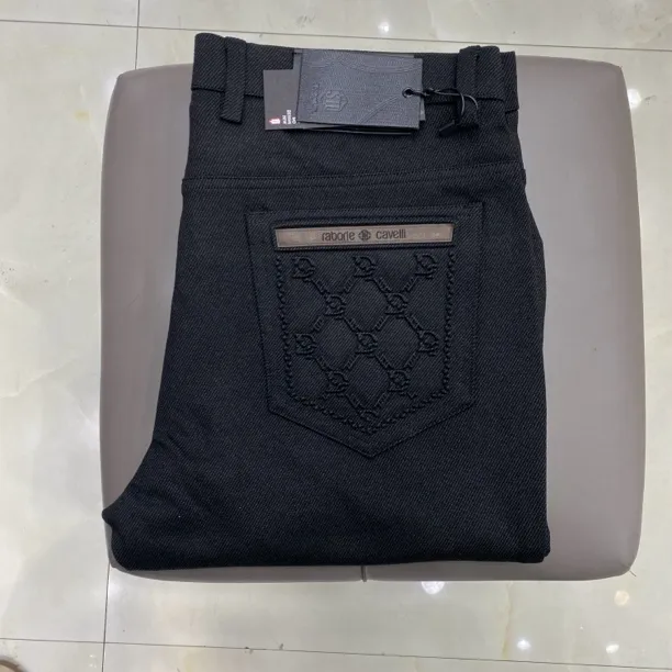 男士高档百搭抗皱直筒裤