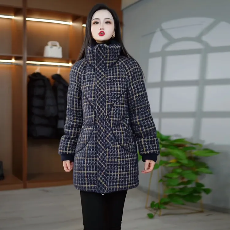 爆款时尚气质减龄保暖百搭设计感羽绒服洋气M-3XL