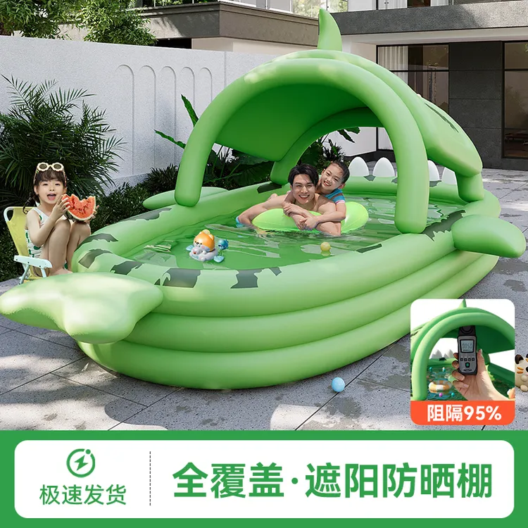 儿童婴儿充气游泳池家用可折叠泳池小孩戏水池户外大型成人玩水池