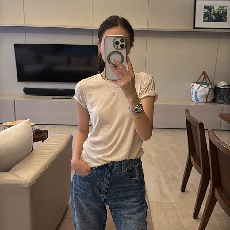 靠谱。【丝滑冰感T】微宽松经典百搭短袖T恤KP250593