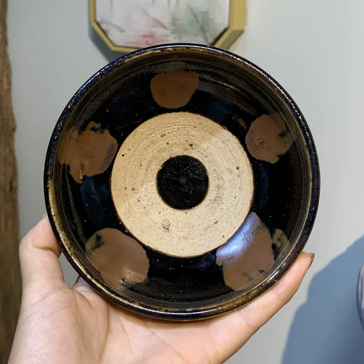 磁州窑狗折沿狗舔盏