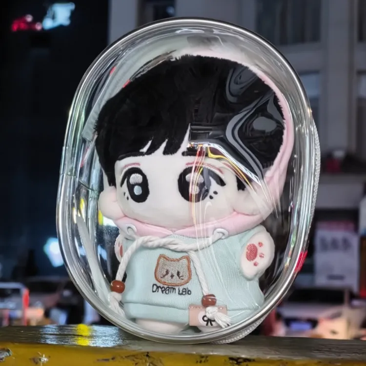 蛋卷心邓佳鑫10CM海星体棉花娃娃痛包周边公仔挂件毛绒高透娃包