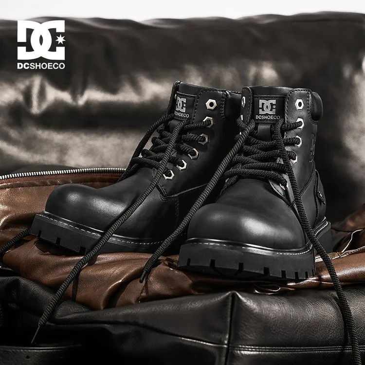 DCSHOES AURUM EDGE 冬季新款户外高帮男鞋英伦风工装靴马丁靴男