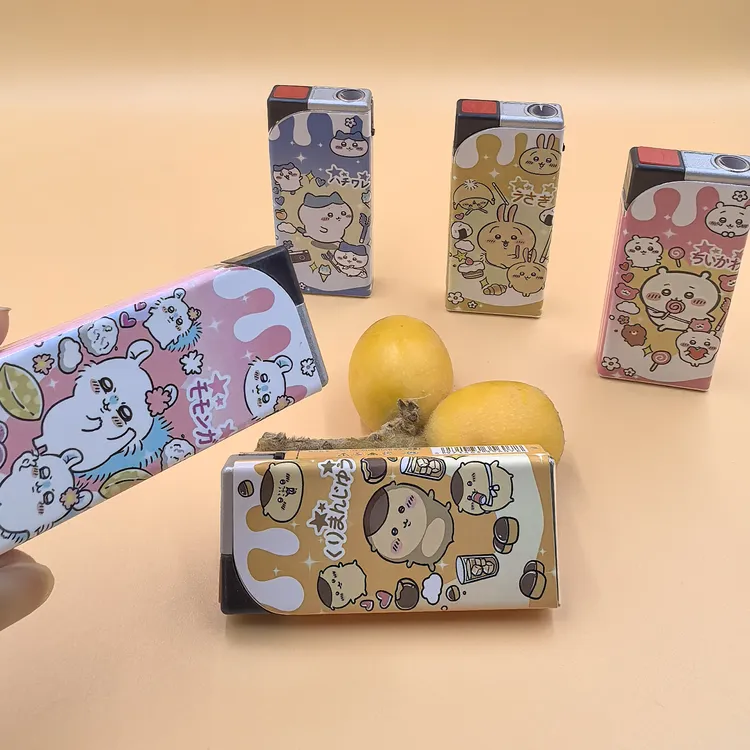 可爱卡通乌萨奇金属打火机组合款chiikawa蓝焰防风高颜值网红同款