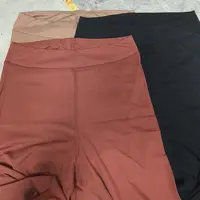 US女士打底裤高腰修身显瘦内搭瑜伽裤