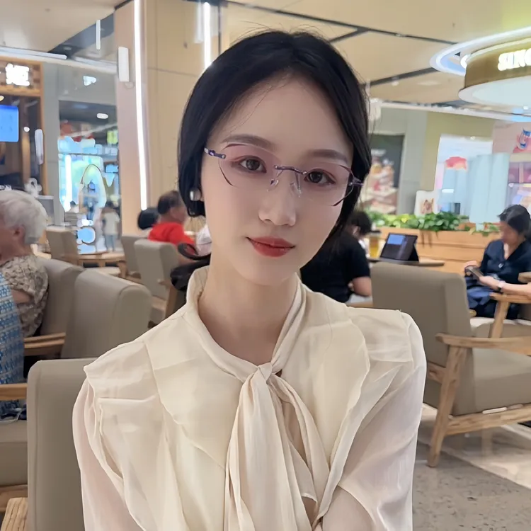 也古【送链条】美妆防蓝光抗疲劳女款老花镜高清美颜减龄中老年眼镜商品图