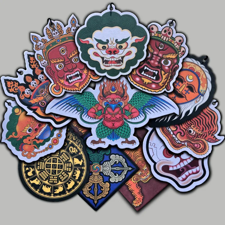 藏式车载香片香雅热文化(拍一发三个香片)