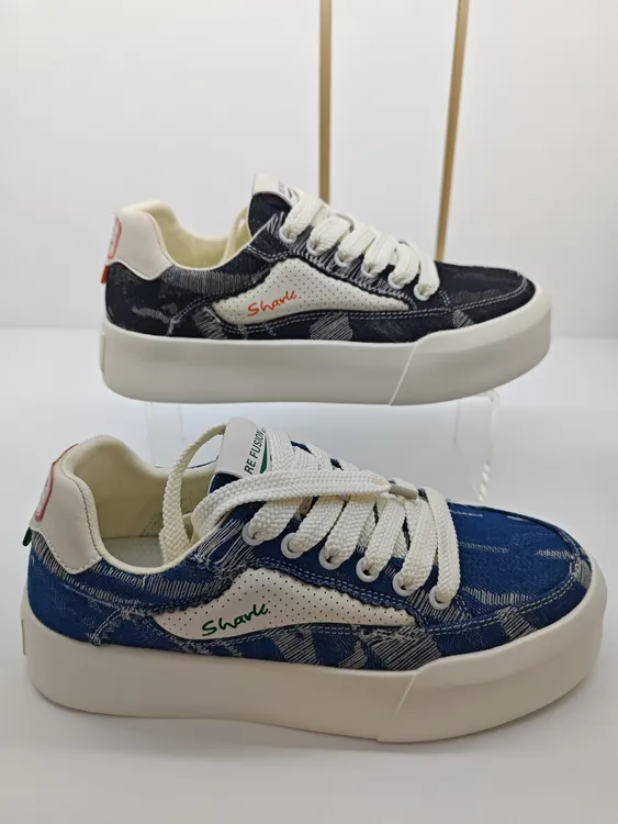 板鞋/休闲鞋2025新款夏季透气男士百搭布面帆布潮流