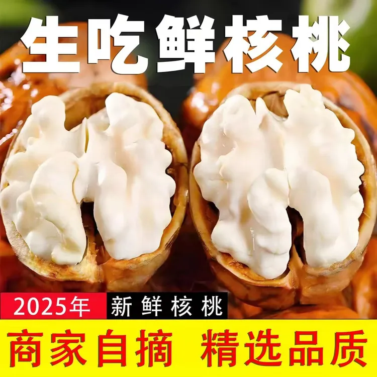 去青皮核桃云南大理老树高山湿核桃鲜核桃4斤2斤