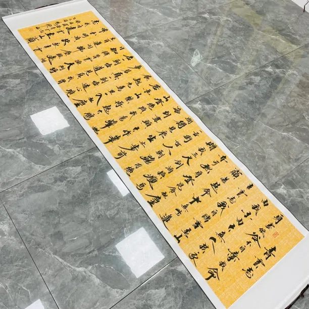 《青云志》徐鹏飞手写书法办公室客厅挂画  卷轴装裱